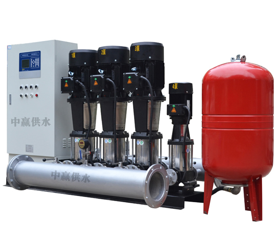 變頻恒壓供水系統(tǒng)主要由PLC、變頻器、觸摸屏、壓力變送器、動力及控制線路以及泵組組成
